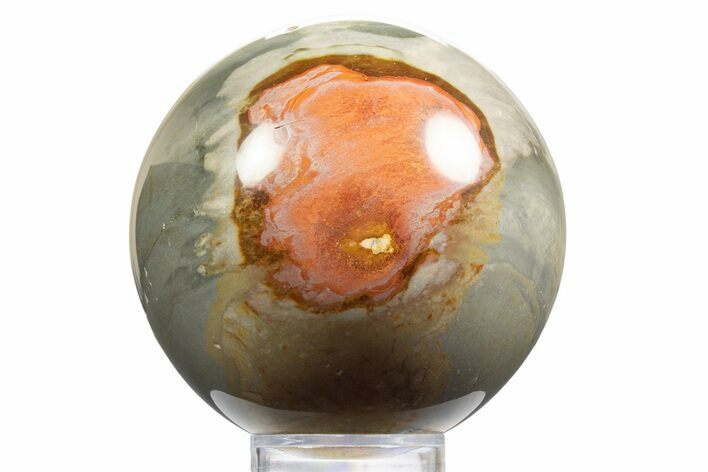 Polished Polychrome Jasper Sphere - Madagascar #318232